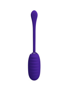 PRETTY LOVE - KIRK įkraunamas vibruojantis kiaušinis, violetinis 2
