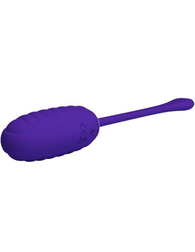 PRETTY LOVE - KIRK įkraunamas vibruojantis kiaušinis, violetinis