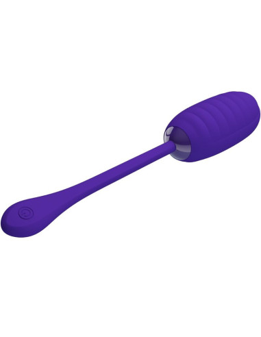 PRETTY LOVE - KIRK įkraunamas vibruojantis kiaušinis, violetinis