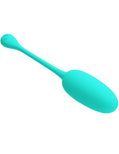 PRETTY LOVE - KNUCKER WATER GREEN RECHARGEABLE VIBRATING EGG