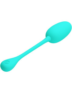 PRETTY LOVE - KNUCKER WATER GREEN įkraunamas vibruojantis kiaušinis 2