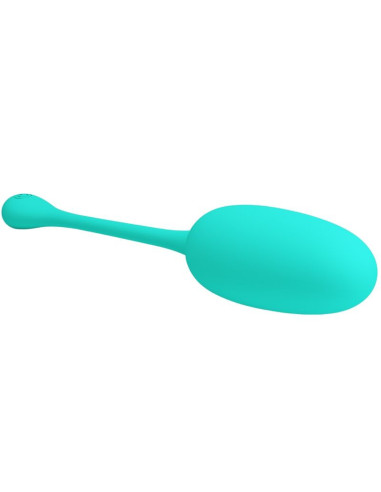 PRETTY LOVE - KNUCKER WATER GREEN RECHARGEABLE VIBRATING EGG