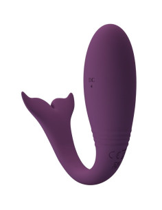 PRETTY LOVE - JAYLEEN VIBRATORIUS SU PROGRAMĖLE IR NUOTOLINIO VALDYMO VALDYMU, VIOLETINIS