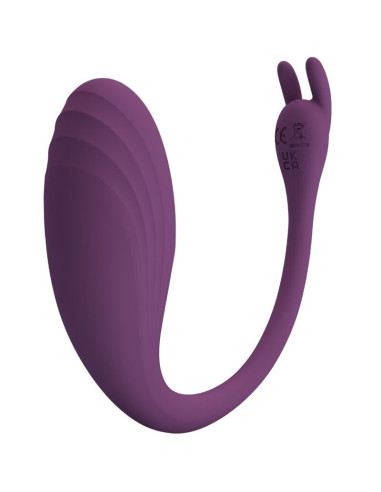 PRETTY LOVE - CATALINA VIBRATORIUS SU PROGRAMĖLE IR NUOTOLINIO VALDYMO VALDYMU, VIOLETINIS