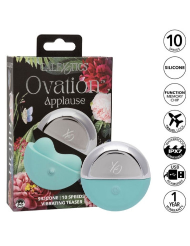 CALEXOTICS - OVATION APPLAUSE STIMULATOR AQUA GREEN