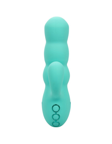 CALEXOTICS – DEL MAR DIVA VIBRATOR RABBIR AQUA GREEN BY CALIFORNIA DREAMING