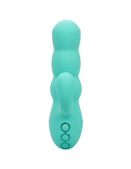 CALEXOTICS – DEL MAR DIVA VIBRATOR RABBIR AQUA GREEN BY CALIFORNIA DREAMING