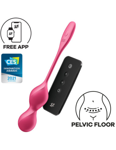 SATISFYER – „LOVE BIRDS“ 2 VIBRUOJANTYS KEGELIO KAMUOLIAI – NEMOKAMA PROGRAMĖLĖ