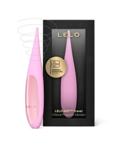 LELO - DOT KELIONINIS KLITORIO STIMULIatorius ROŽINIS