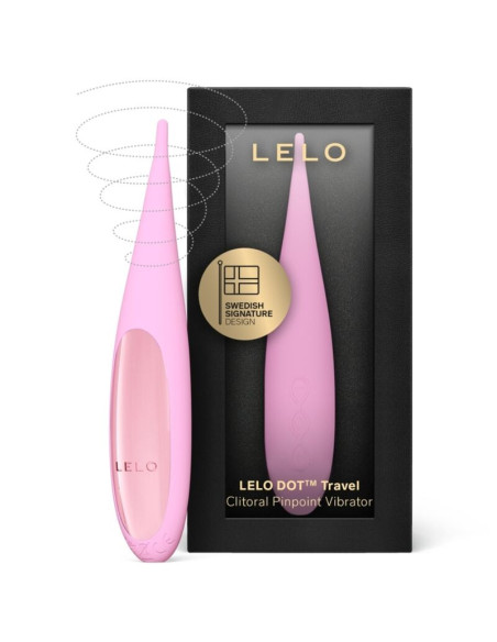 LELO - DOT KELIONINIS KLITORIO STIMULIatorius ROŽINIS