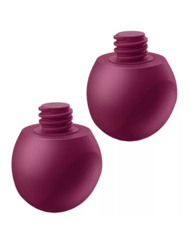 SATISFYER – „LOVE BIRDS VARY“ VIBRUOJAMIEJI KAMUOLĖLIAI, NEMOKAMA PROGRAMĖLĖ, VYNO RAUDONO SPALVOS