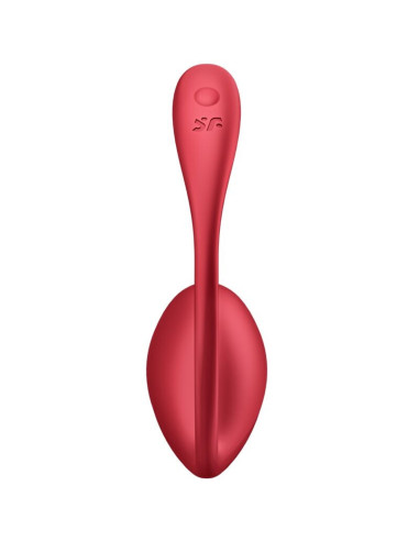 SATISFYER – „SHINY PETAL“ G TAŠKO STIMULIACIJOS NUOTOLINIO VALDYMO RAUDONA NEMOKAMA PROGRAMĖLĖ