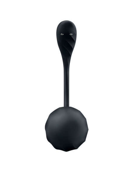 SATISFYER - RIBBED PETAL G POINT STIMULATOR REMOTE CONTROL BLACK FREE APP