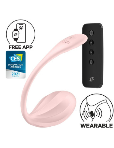 SATISFYER – briaunotas žiedlapių G taško nuotolinio valdymo stimuliatorius su ROSE nemokama programėle