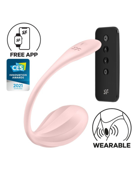 SATISFYER – briaunotas žiedlapių G taško nuotolinio valdymo stimuliatorius su ROSE nemokama programėle