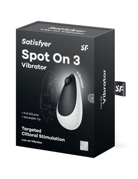 SATISFYER – „SPOT ON 3“ klitorio stimuliatorius, juodas