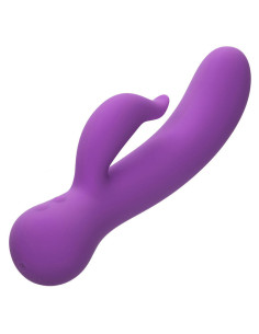 CALEXOTICS - PIRMO KARTO VIBRATORIUS PLEASER, ĮKRAUNAMAS, VIOLETINIS