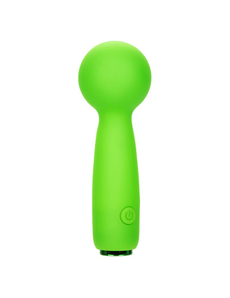 CALEXOTICS - NEON VIBES THE BUBBLY VIBE MINI MASSAGER 10 VIBRATIONS GREEN