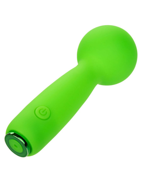 CALEXOTICS - NEON VIBES THE BUBBLY VIBE MINI MASAŽUOKLIS 10 VIBRACIJOS ŽALIAS