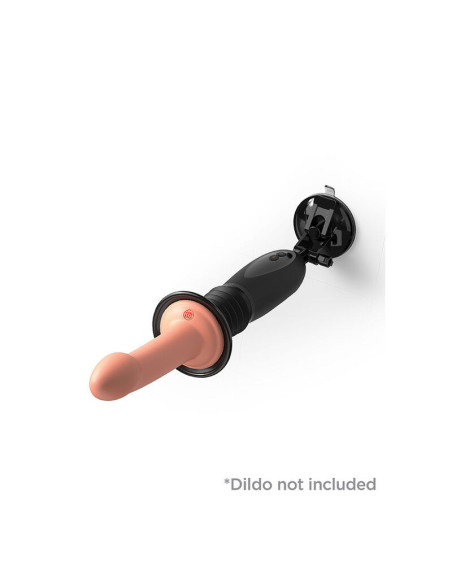 FETISH FANTASY SERIES – BODY DOCK THRUSTER DILDO SPAUSTUVAS SU 7 STUMIMO REŽIMAIS, JUODAS