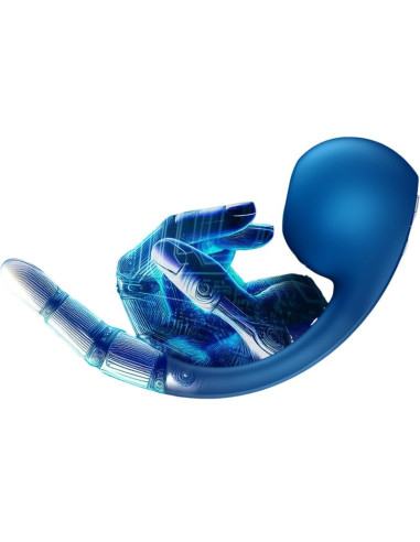 SATISFYER - PRO WAVE 4 G-SPOT and AIR PULSE STIMULATOR FREE APP DARK BLUE
