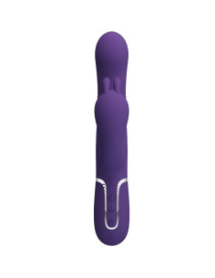 PRETTY LOVE - CAMMY TRIGUBAS VIBRUOJAMAS DAUGIAFUNKCIS 4 VIENAME VIOLETINIS 2