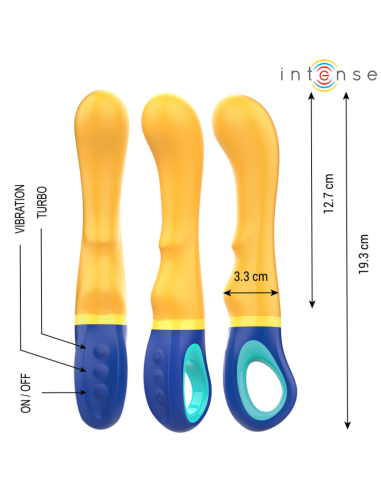 INTENSE - GELTONAS G-SPOT VIBRATORIUS PUSASIS