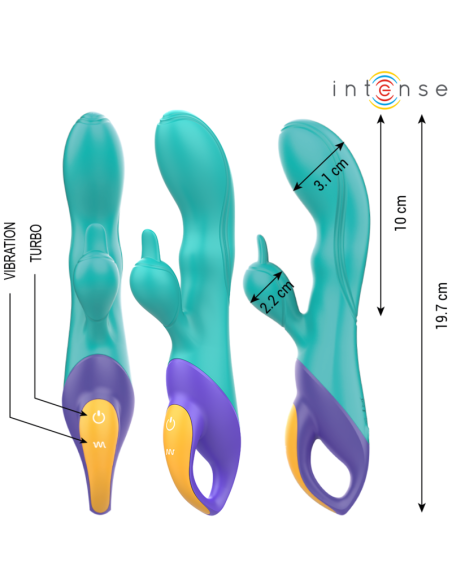 INTENSE - FRED RABBIT VIBRATOR BLUE
