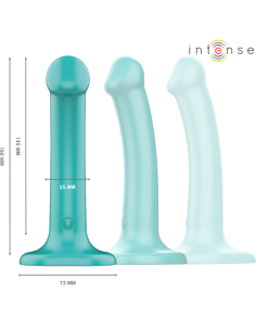 INTENSE - KATIE VIBRATOR WITH SUCTION CUP 10 VIBRATIONS BLUE REMOTE CONTROL 2