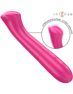 INTENSE - PATY VIBRATORIUS 19 CM LANKSTUS 10 VIBRAVIMŲ MODELIS 2 ROŽINIS
