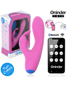 ONINDER CUTE - LOVE BUNNY VIBRATOR G-SPOT CLITORIS - FREE WORLDWIDE APP 2
