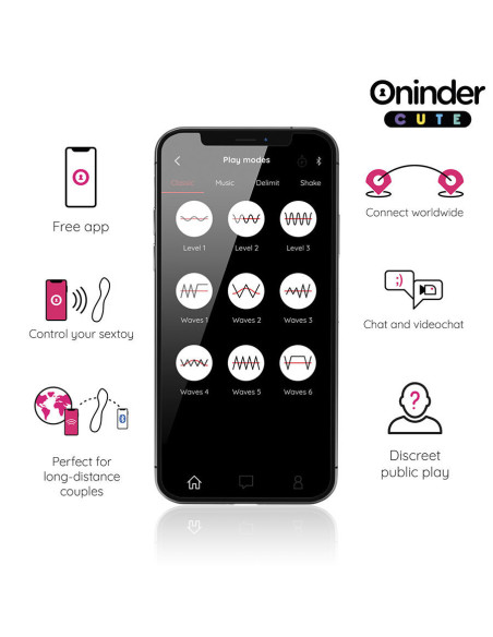 ONINDER CUTE - LOVE BUDDY MASTER G-SPOT VIBRATOR - FREE WORLDWIDE APP