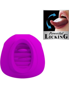 PRETTY LOVE - ESTELLE TONGUE CLITORIS STIMULATOR 12 VIBRATIONS PURPLE 2