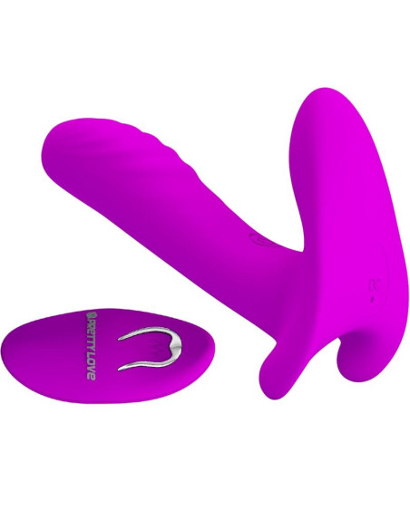 PRETTY LOVE - MASSAGER and VIBRATOR 12 VIBRATIONS REMOTE CONTROL PURPLE