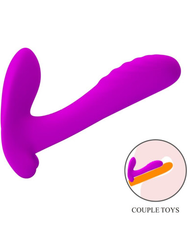 PRETTY LOVE - MASSAGER and VIBRATOR 12 VIBRATIONS REMOTE CONTROL PURPLE
