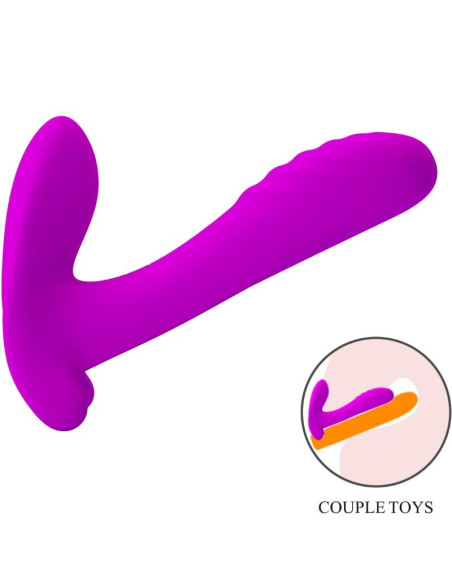 PRETTY LOVE - MASSAGER and VIBRATOR 12 VIBRATIONS REMOTE CONTROL PURPLE