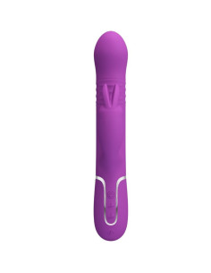 PRETTY LOVE - COALE 4 IN 1 DAUGIAFUNKCINIS SU KLITORIAUS MASAŽUOKLIU VIOLETINIS 2