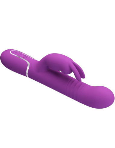PRETTY LOVE - COALE 4 IN 1 DAUGIAFUNKCINIS SU KLITORIAUS MASAŽUOKLIU VIOLETINIS