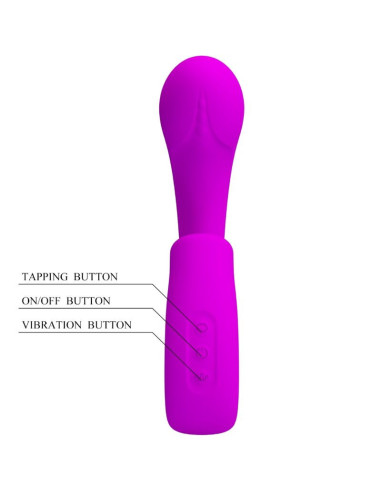 PRETTY LOVE - SIBEL SIBEL G-SPOT VIBRATOR CLITORIS STIMULATOR 10 VIBRATIONS PURPLE