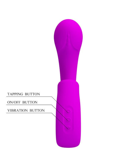 PRETTY LOVE - SIBEL SIBEL G-SPOT VIBRATOR CLITORIS STIMULATOR 10 VIBRATIONS PURPLE