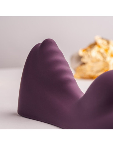 ROCKS-OFF - RUBY GLOW VIOLETINIS SĖDIMAS VIBRATORIUS