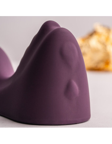 ROCKS-OFF - RUBY GLOW VIOLETINIS SĖDIMAS VIBRATORIUS