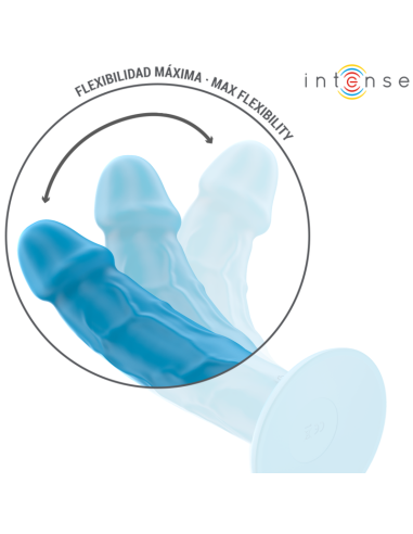 INTENSE - PHOEBE REALISTIC VIBRATOR 10 VIBRATIONS BLUE REMOTE CONTROL