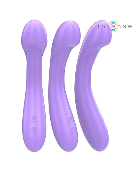 INTENSE - BECKY VIBRATOR 19 CM HEATABLE 7 VIBRATIONS PURPLE