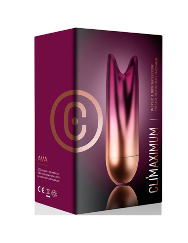 CLIMAXIMUM - AVA DVIGUBOS KULIKOS VIBRATORIUS ŽIEDAS