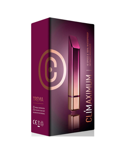 CLIMAXIMUM - TREMA LŪPŲ DAŽŲ KULKELINIS VIBRATORIUS ELEKTRONINIS VARIKLIS