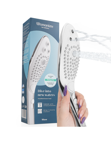 WOMANIZER - WAVE CLITORAL STIMULATING SHOWER HEAD CHROME