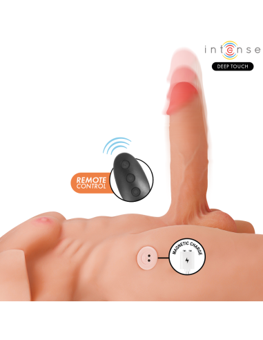 INTENSE DEEP TOUCH – MARTY TORSO SU ANUSU IR REALISTIŠKU DILDO SU STUMIMO IR VIBRACIJOS FUNKCIJA, NUOTOLINIO VALDYMO PULTELIS, 6
