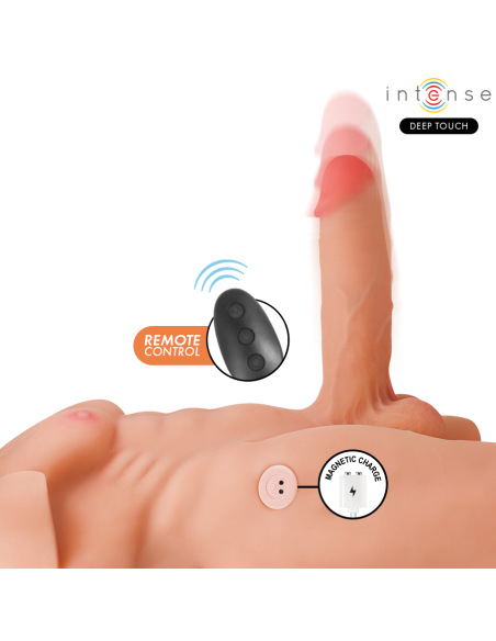INTENSE DEEP TOUCH – MARTY TORSO SU ANUSU IR REALISTIŠKU DILDO SU STUMIMO IR VIBRACIJOS FUNKCIJA, NUOTOLINIO VALDYMO PULTELIS, 6