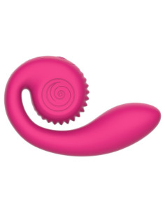 SNAIL VIBE  - GIZI LITE DUALG-SPOTAS ir CLITORAL PINK VIBRATOR